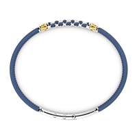 Bracelet Zancan Man SPRING in Silver ESB175-BL - ESB175-BL